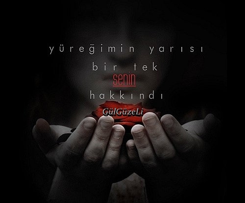 Yüreğimin Yarısı Bir Tek Senin Hakkındı Yüreğimin Yarısı Bir Tek Senin Hakkındı